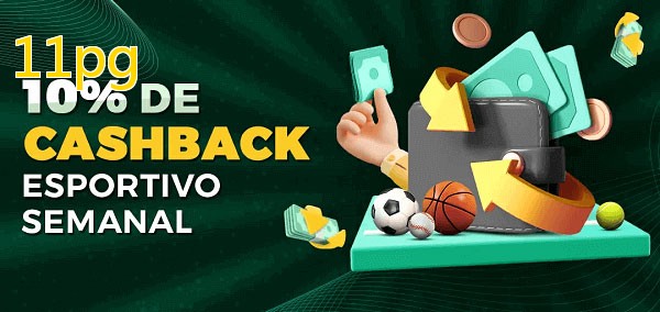 10% de bônus de cashback na 11pg